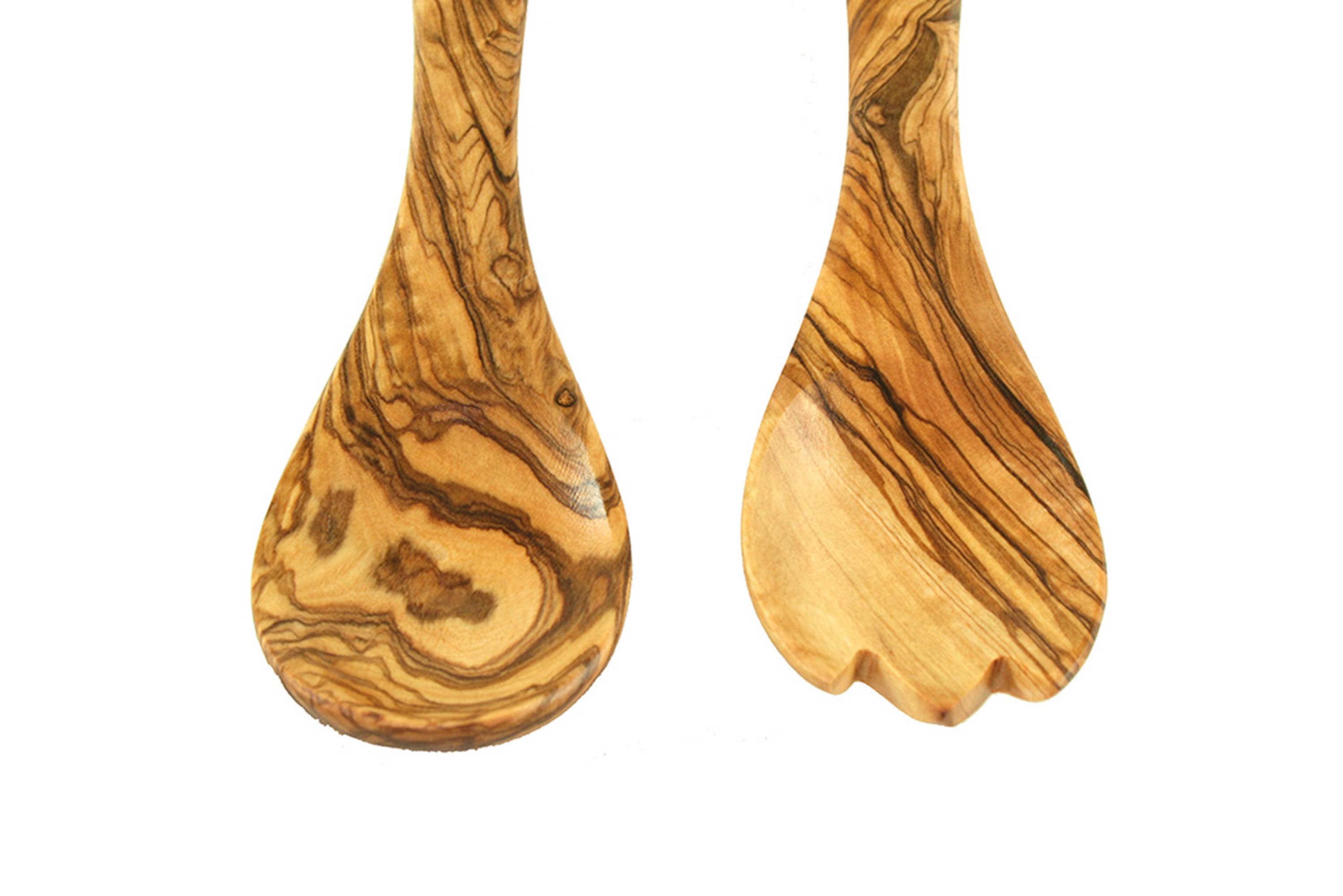 olivenholz-erleben - Wholesale Serving Utensil - Small salad servers 21 cm3