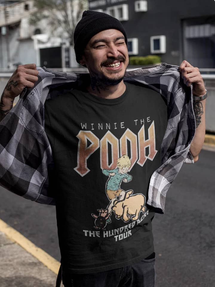 Winnie the Pooh Band Tee for wholesale by Wonder Witch Co
