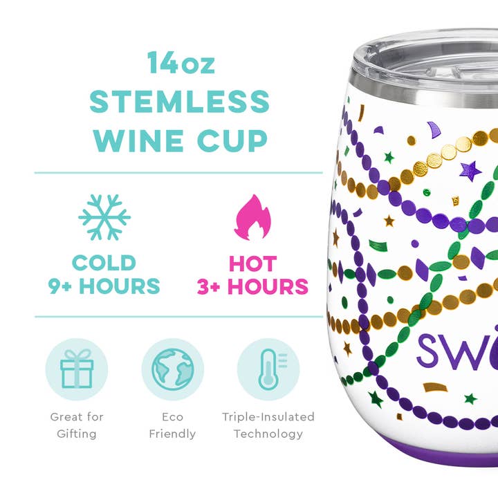 Swig Life - Wholesale Insulated Mug/Tumbler - Hey Mister! Stemless Wine Cup (14oz)1
