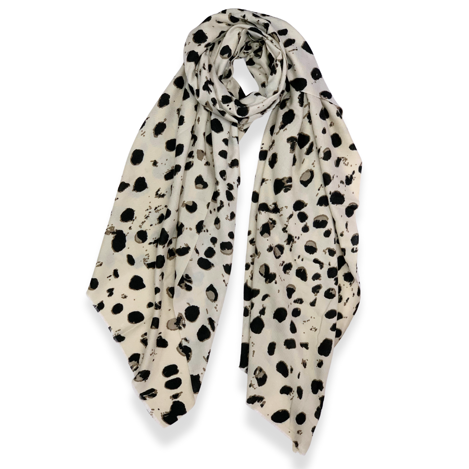 Lili Scarves (US Duty Free) – wholesale Scarf – Women's – Spotty Print Medium Weight Scarf1