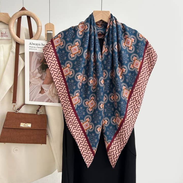 Marayn - Wholesale Scarf – Women's - French Floral Scarf Elegant Soft Warm Winter Style20