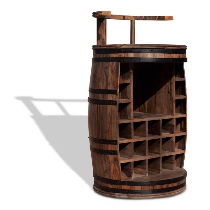 OBUZI - Wholesale Wine Rack - Wine Rack, Rosey-X Bar Barrel3