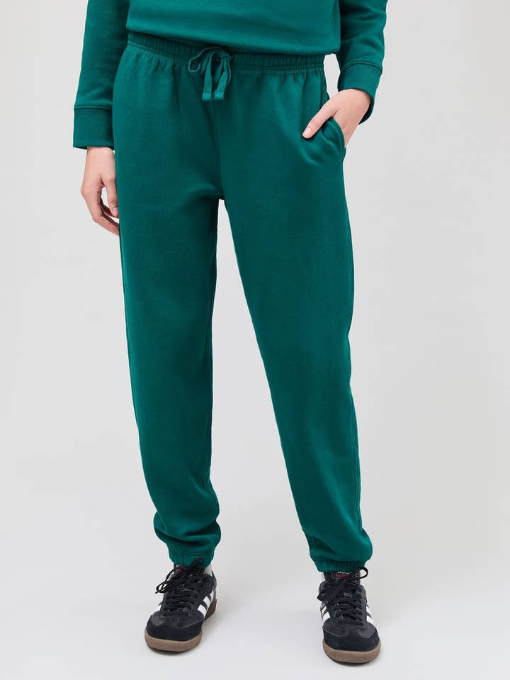 Womens Recycled Fleece Classic Sweatpant - Recycled Fleece - Rainforest for wholesale by Andie Swim