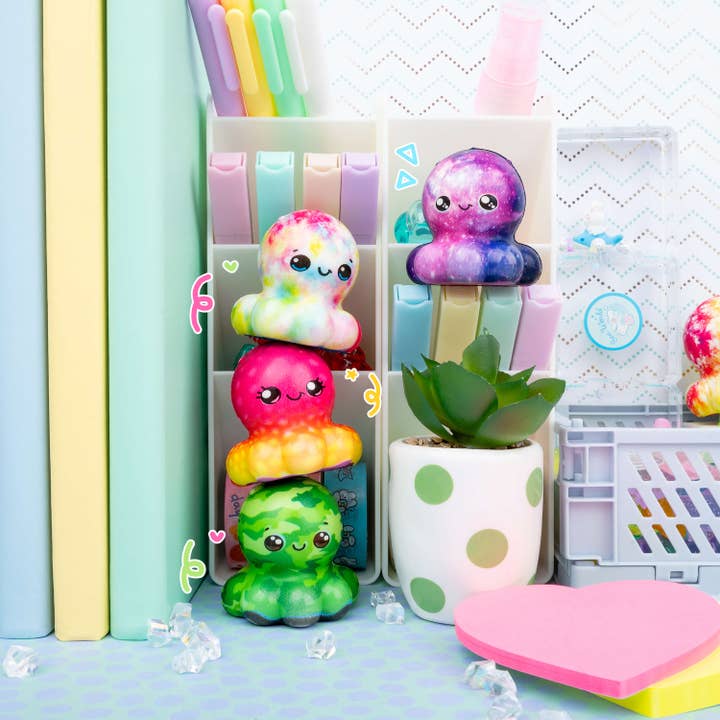 Kawaii Slime Company - Wholesale Squishy Toy - Kids & Baby - Octosquish Mini Squishies (24pcs/case)2