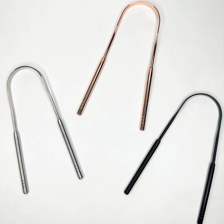 Smile Boutiques - Wholesale Tongue Scraper - Reusable Stainless Steel Tongue Scraper