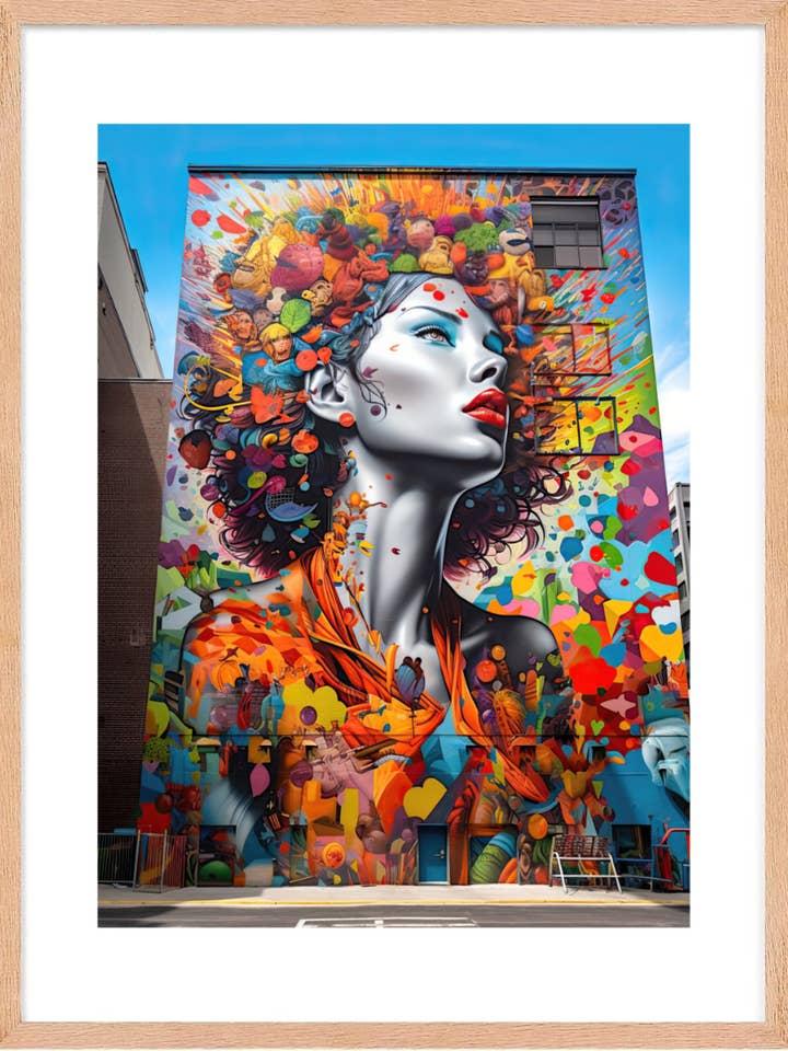 Affiche - Street Art 04 (12x16 in) - Hartman Ai pour la vente par Hartman A.I.