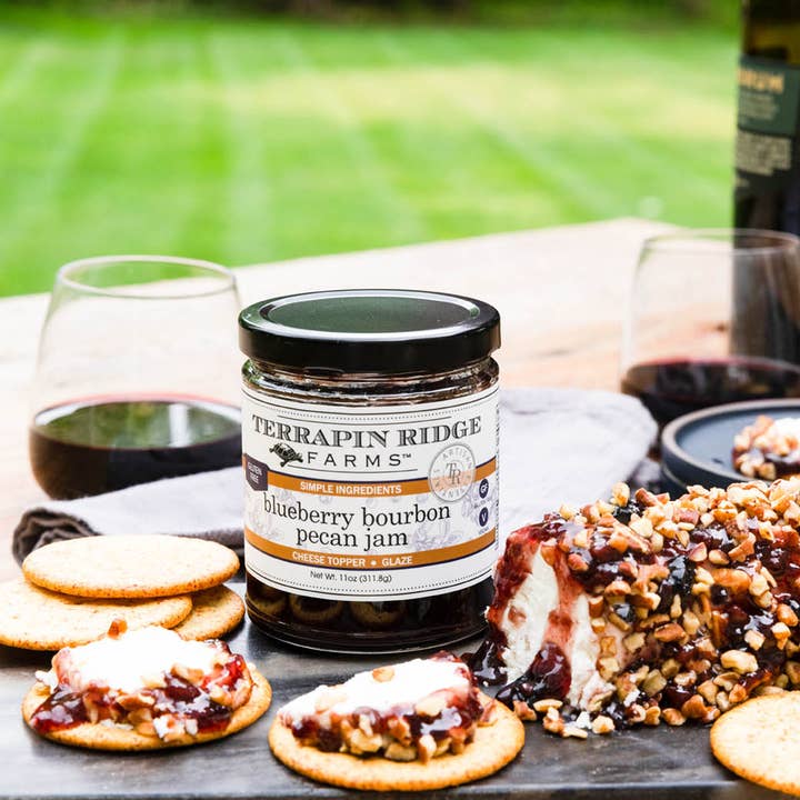 Terrapin Ridge Farms - Wholesale Jam/Jelly - Blueberry Bourbon Pecan Jam