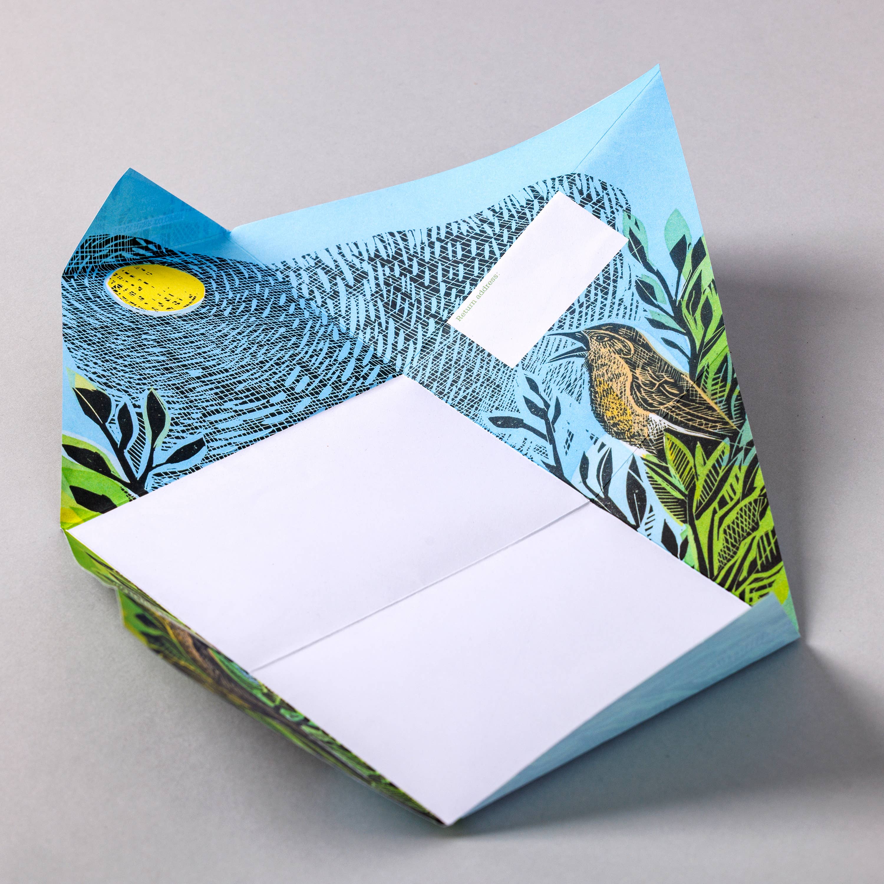 pigeonposted - Wholesale Stationery/Notecard Set - Wonderfully Wild Pigeon Eco-Friendly Folding Letters x 62