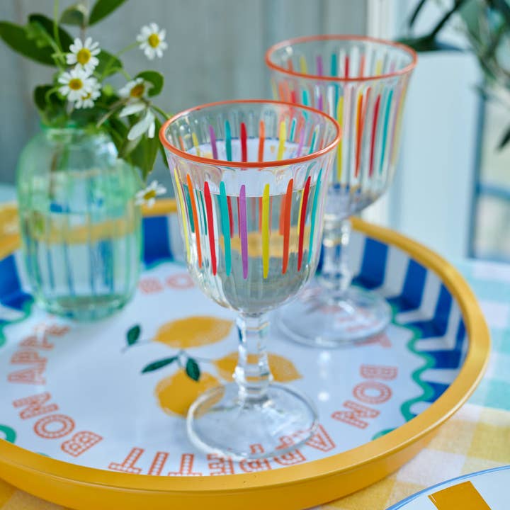 Talking Tables UK – wholesale Decorative tray – Bon Appetit Lemon Tin Tray - 31cm3