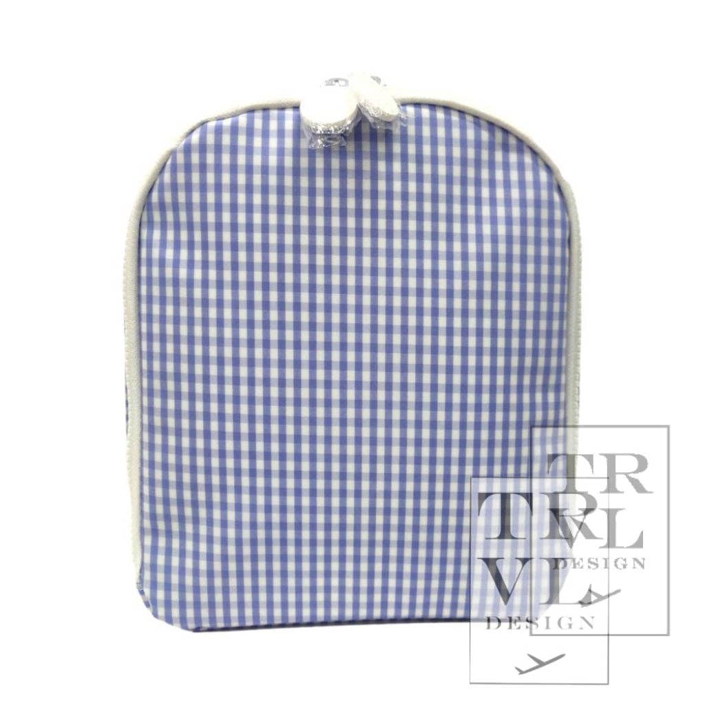Bring It Lunch Bag - Gingham Lilac  for wholesale on Faire3