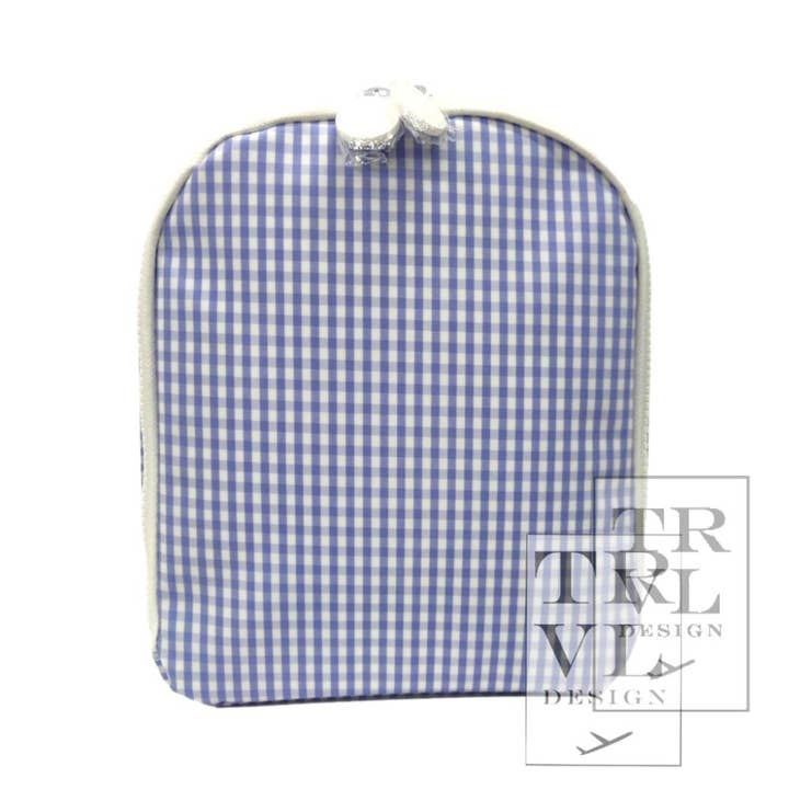 Bring It Lunch Bag - Gingham Lilac for wholesale on Faire3
