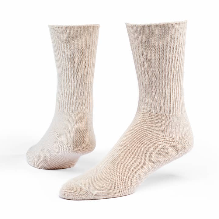 Chaussettes en coton biologique - Mi-mollet légères pour la vente par Maggie's Organics