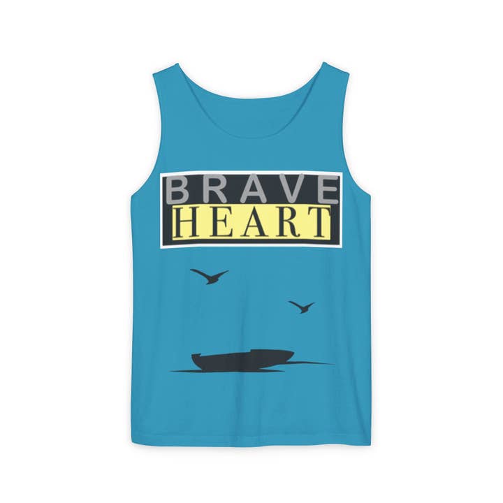 RC'nSONS - Wholesale Tank Top - Men's - Brave Heart Tank Top | Unisex Garment-Dyed Tee5