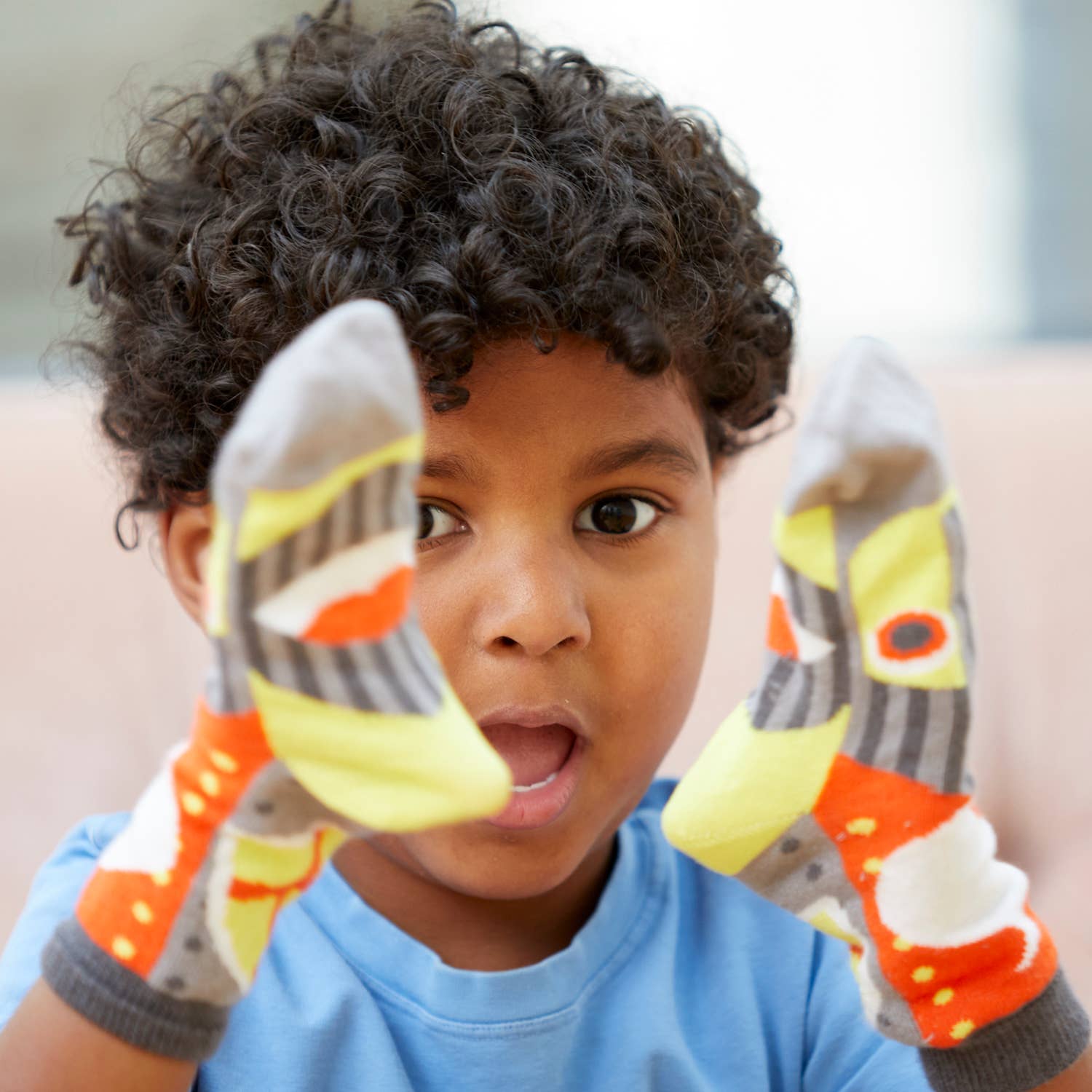 WALKYTALKIES - Wholesale Speelgoedset - Kinderen - Medieval Time thema pakket met 48 paar WALKYTALKIES sokken en gratis kartonnen toonbankdisplay2