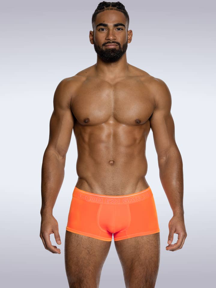 Neonorange Badehose für den Großhandel von GARCON® Underwear