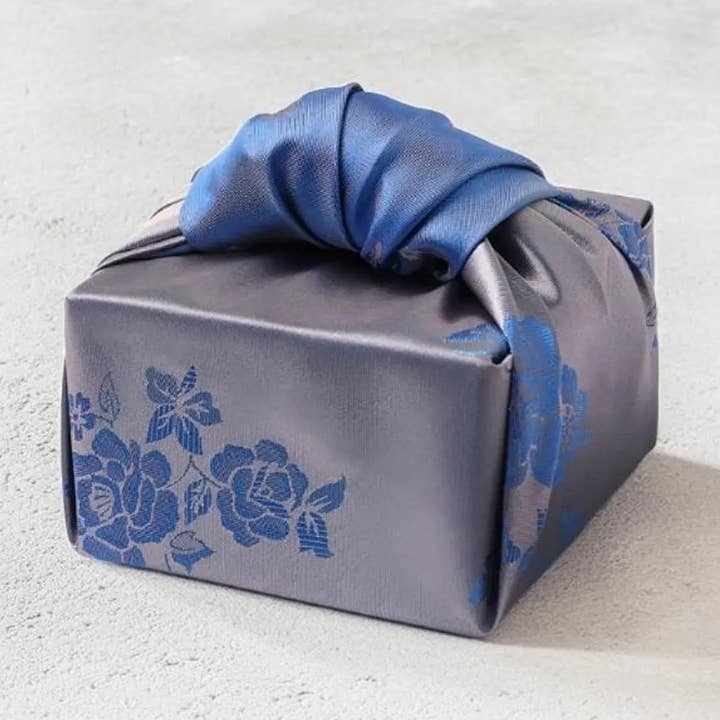 Floral Silver & Blue Reversible for wholesale by Style by HM