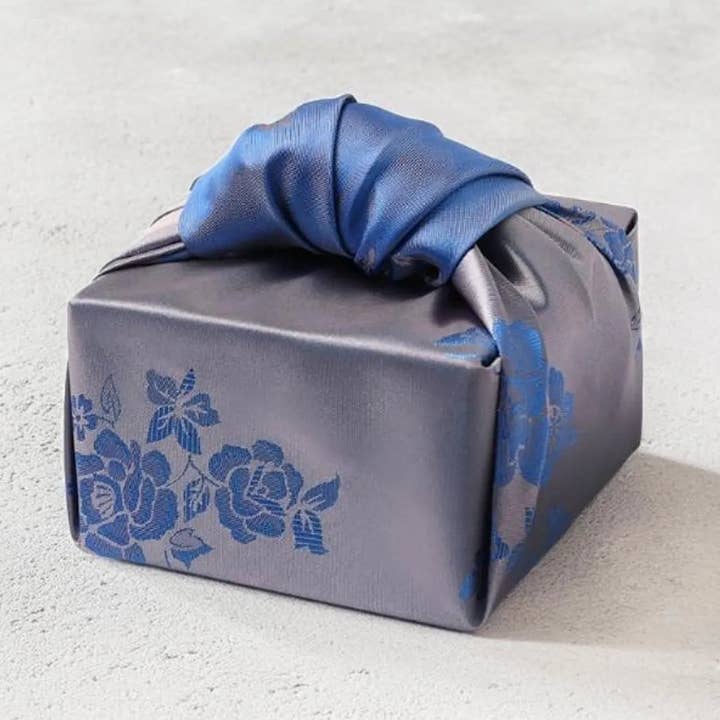 Floral Silver & Blue Reversible for wholesale by Style by HM