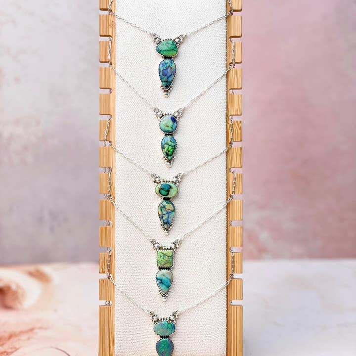 Krush Kandy – Engroshandel Halskæde med vedhæng – Unikke Sterling Opal Halskæder1