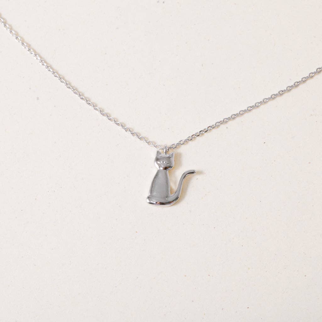 INKI STUDIO - Wholesale Pendant/Charm Necklace - Cat-Titude, Necklace2