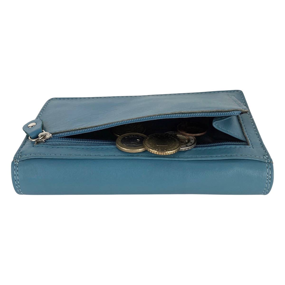 Arrigo - Vente Portefeuille – femme - Portefeuille femme en cuir multicolore modèle harmonica25