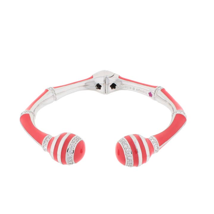 Bamboo Striped Bangle for wholesale by Lauren G Adams