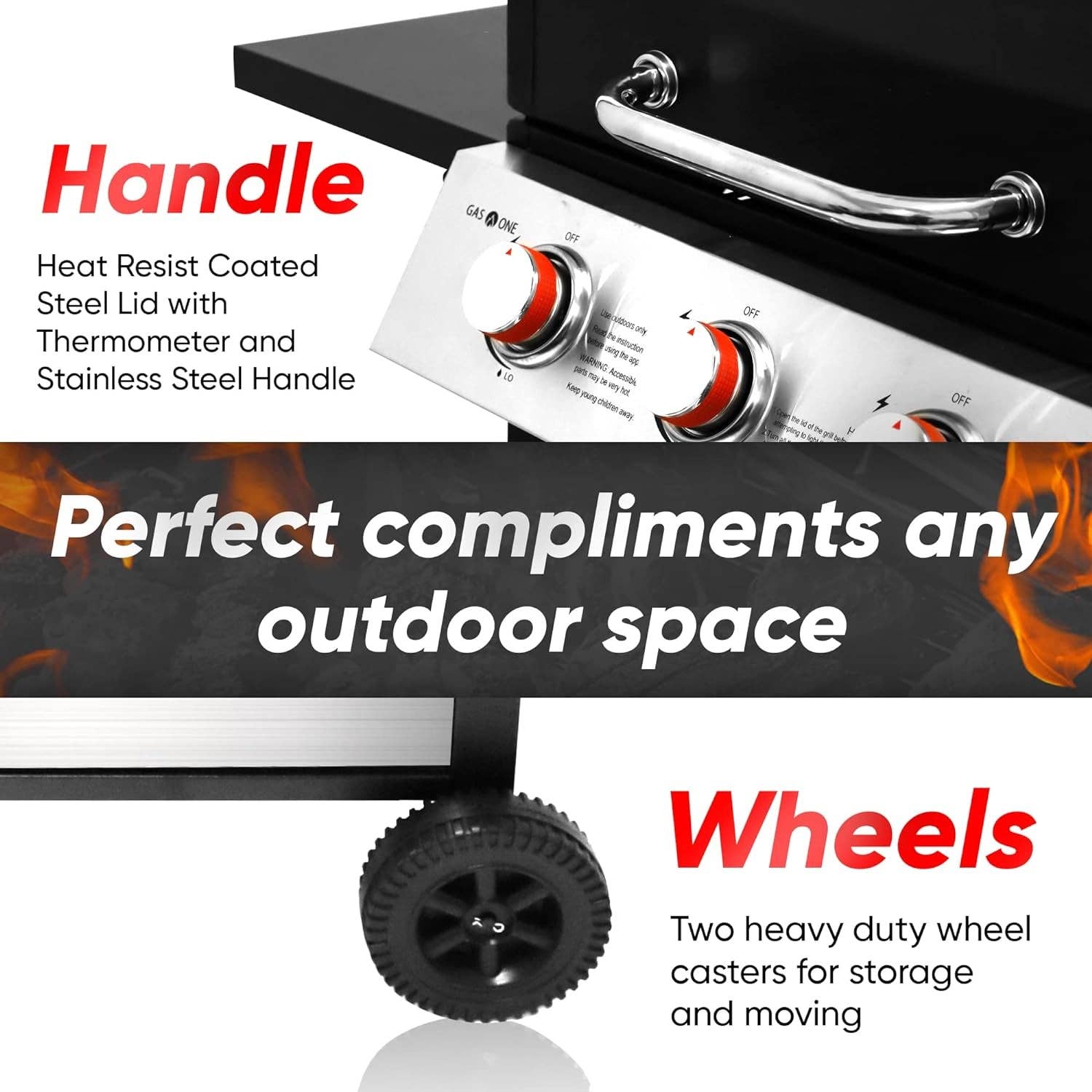ShipItFurniture - Wholesale Outdoor Grill Tools - 3 Burner Stainless Steel Propane Gas Grill With Cabinet6