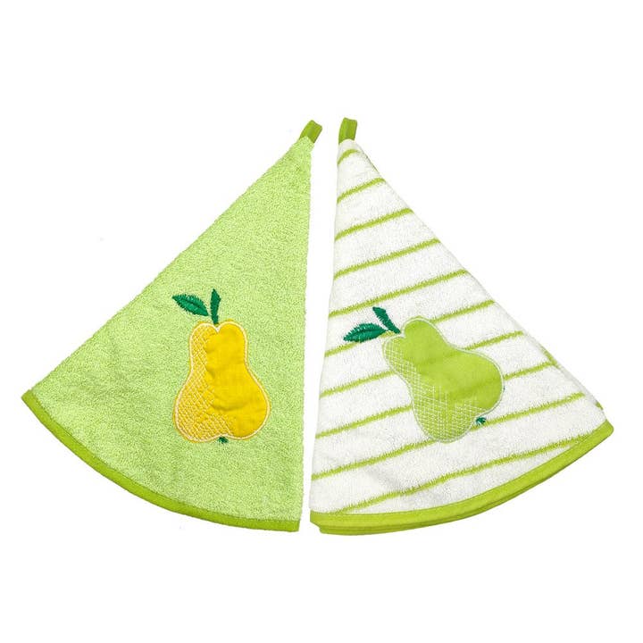 Toallas redondas GIRELLA GAIA, paquete de 2 para venta al por mayor de Almatex srl