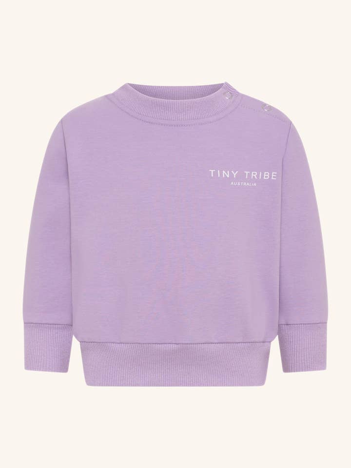 Sudadera Central Lila para venta al por mayor de Tiny Tribe