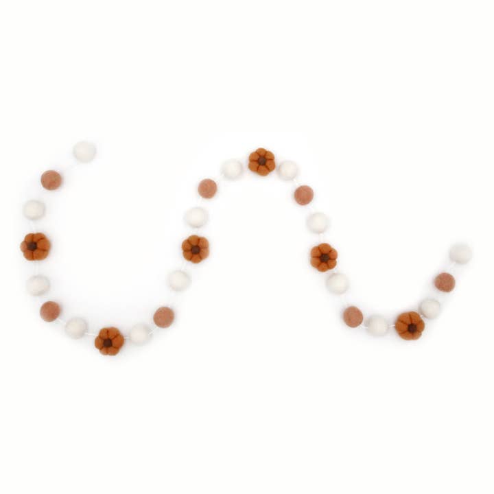 The Felt Pod - Wholesale Bunting/Garland - Fall Garland Pumpkin Felt Garland