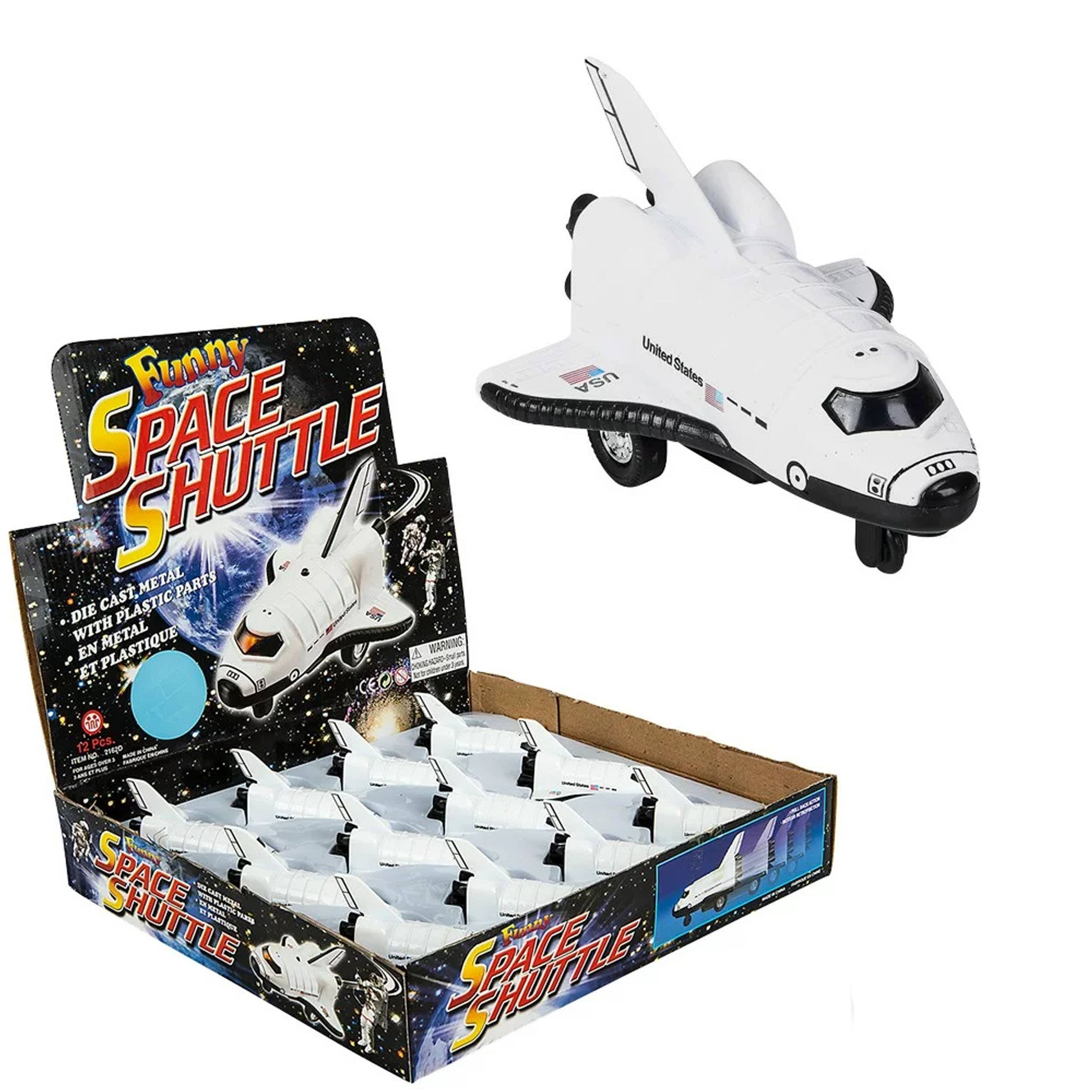 Toyarina - Wholesale Toy Plane - Kids - 4" Die-Cast Pull Back Space Shuttle For Kids2