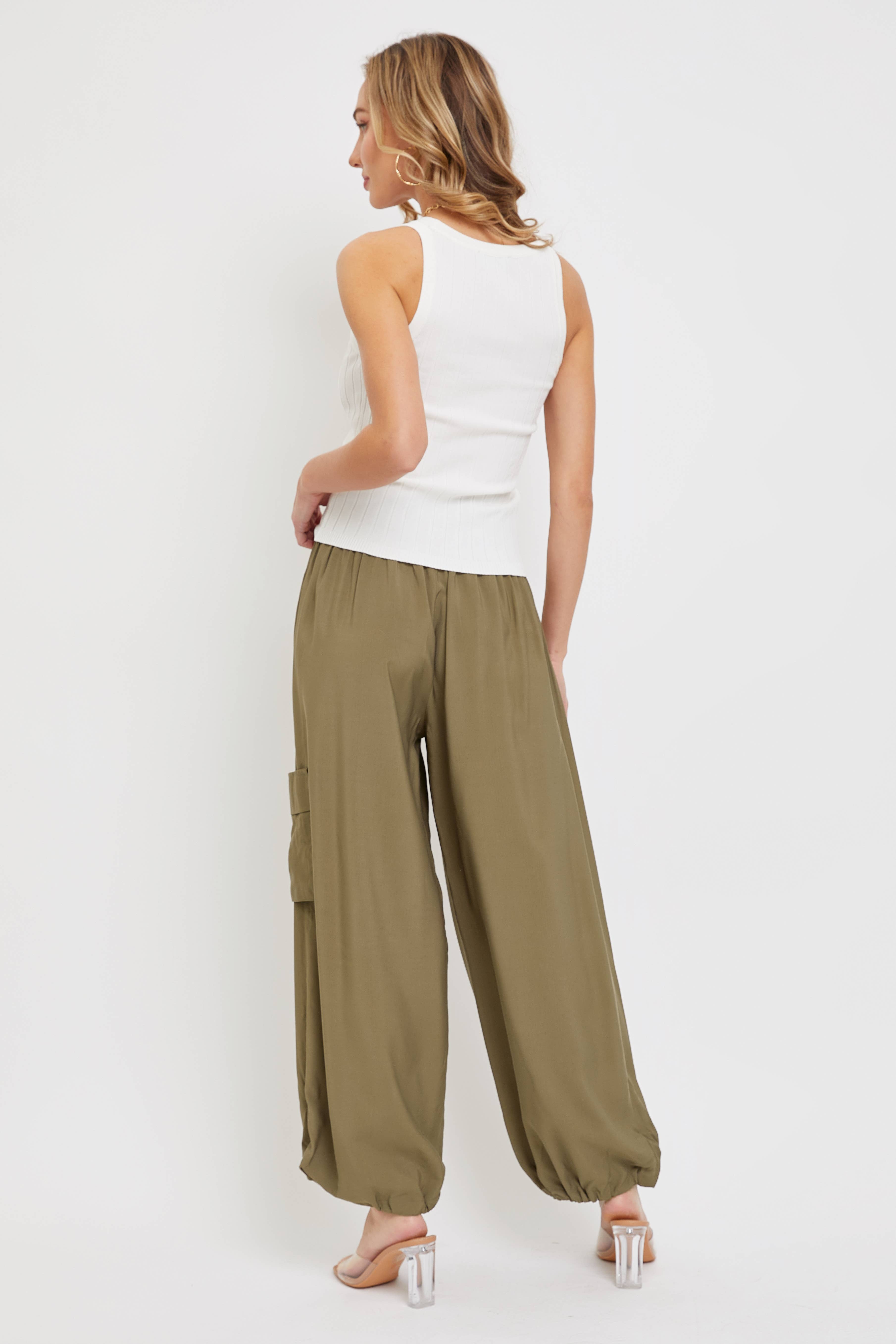 Sweet Lovely by Jen - Wholesale Lounge Sweatpants/Joggers - Women's - BOHO FEELS FLOWY LOOSE FIT JOGGER PANTS9