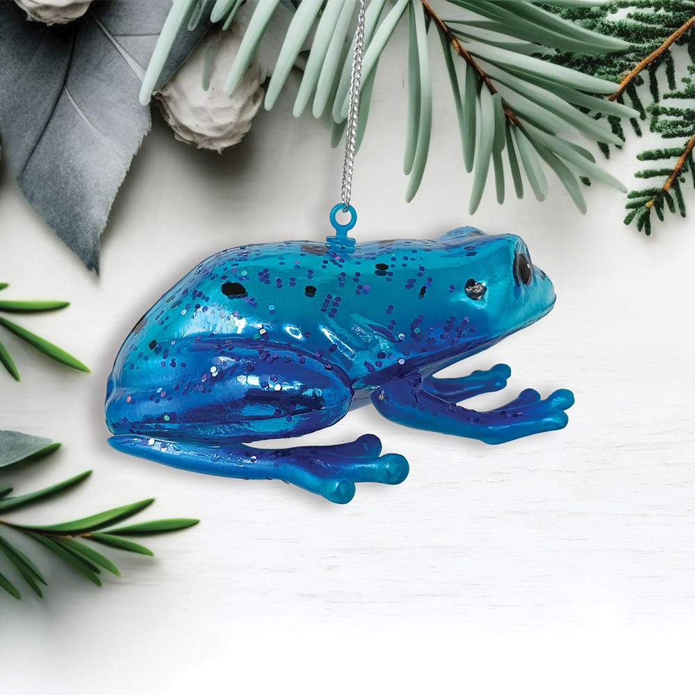 OrnamentallyYou – wholesale Ornament – Poison Dart Frog Glass Christmas Ornament3