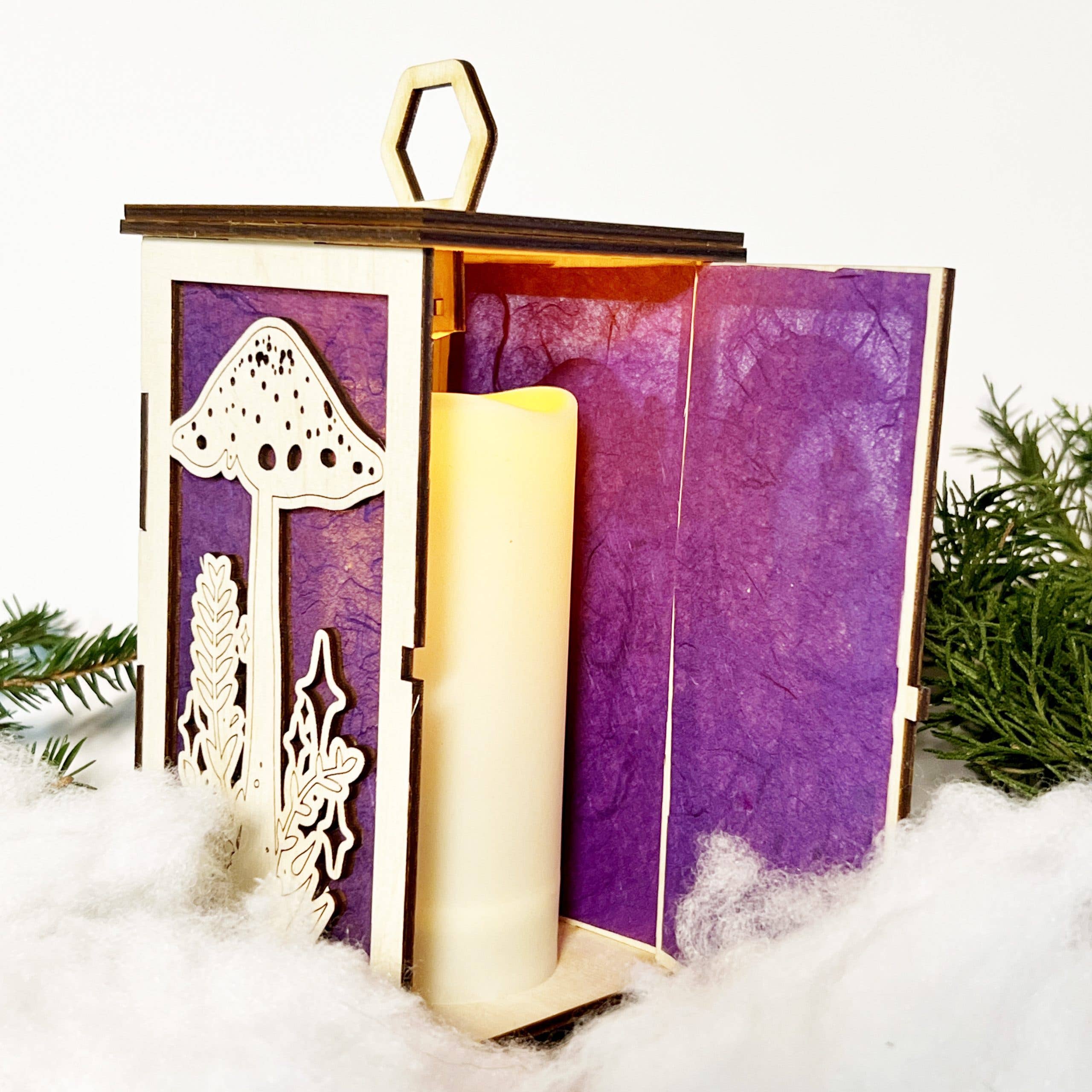 Squirrel Tacos Papercuts - Wholesale Lantern - Lantern – Mushrooms, Toadstools, and Crescent Moons1