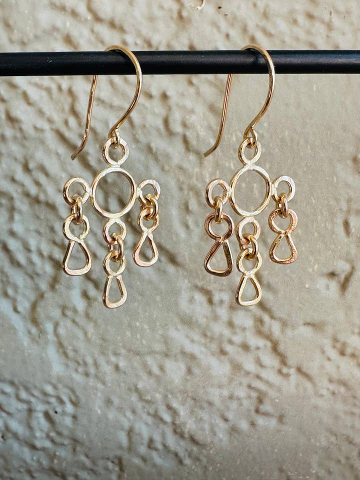 Relic No. 5 ~ 14k Gold Fill Earrings for wholesale by Notions of Lovely