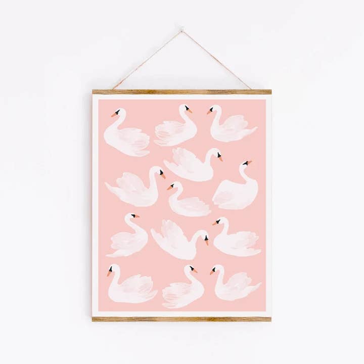 Swans Fine Art Print for wholesale by Sabina Fenn
