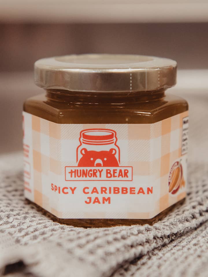 Spicy Caribbean Jam – Tropical Heat Collection for wholesale by Hungry Bear Jellies