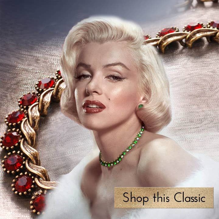 Iconic 1950s Collar Necklace for wholesale by Sweet Romance Jewelry