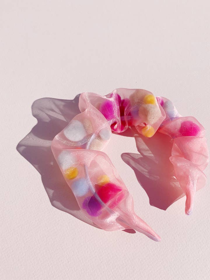 Bandeau de fête rose à pompon pour la vente par Hello Darling