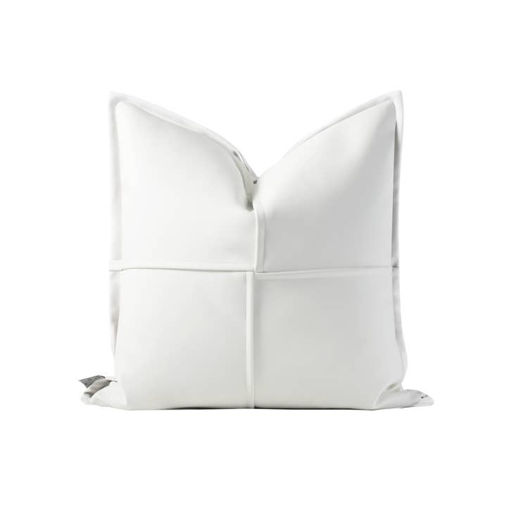 Cloud 9 Design - Vendita all'ingrosso Cuscini decorativi - Cuscino in ecopelle bianco Atlas