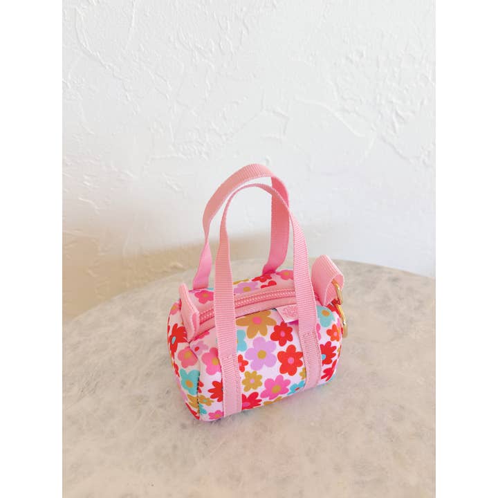 Elle Nicole - Wholesale Keychain – Women's - Bag Charm - Mini Purse Keychain - Retro Floral5