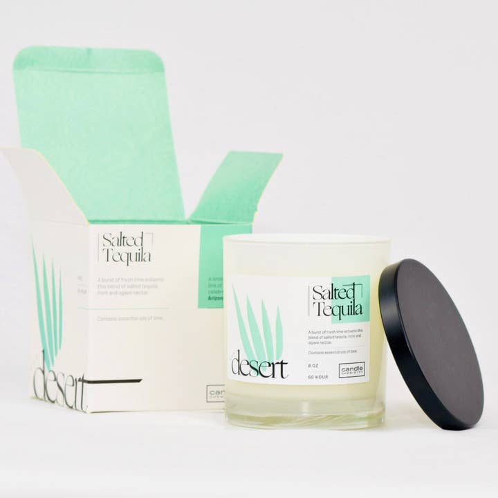 Candle Chemistry "Our Desert" 8 oz Saltet Tequila Lys for engroshandel hos Candle Chemistry