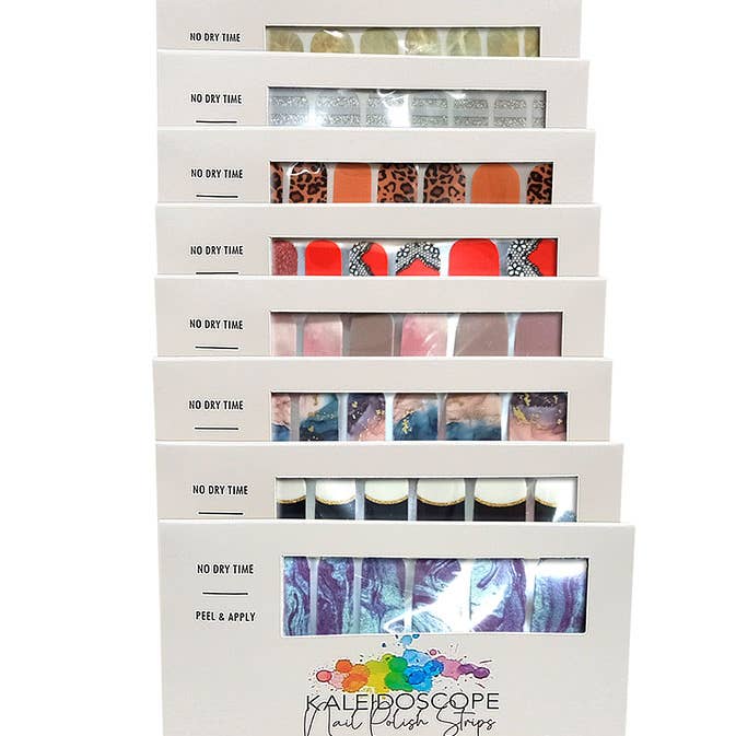 Kaleidoscope Accessories - Wholesale Nail Art/Decal - Kaleidoscope Nail Strip Collections, 10 Assorted