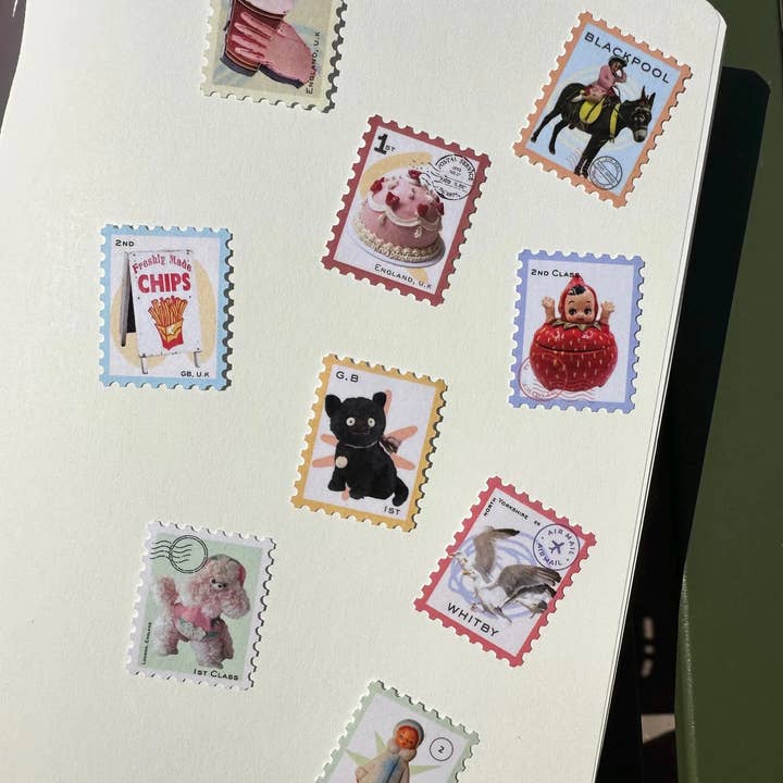 Shellflower – wholesale Sticker – Stamps Washi Flake Stickers 4