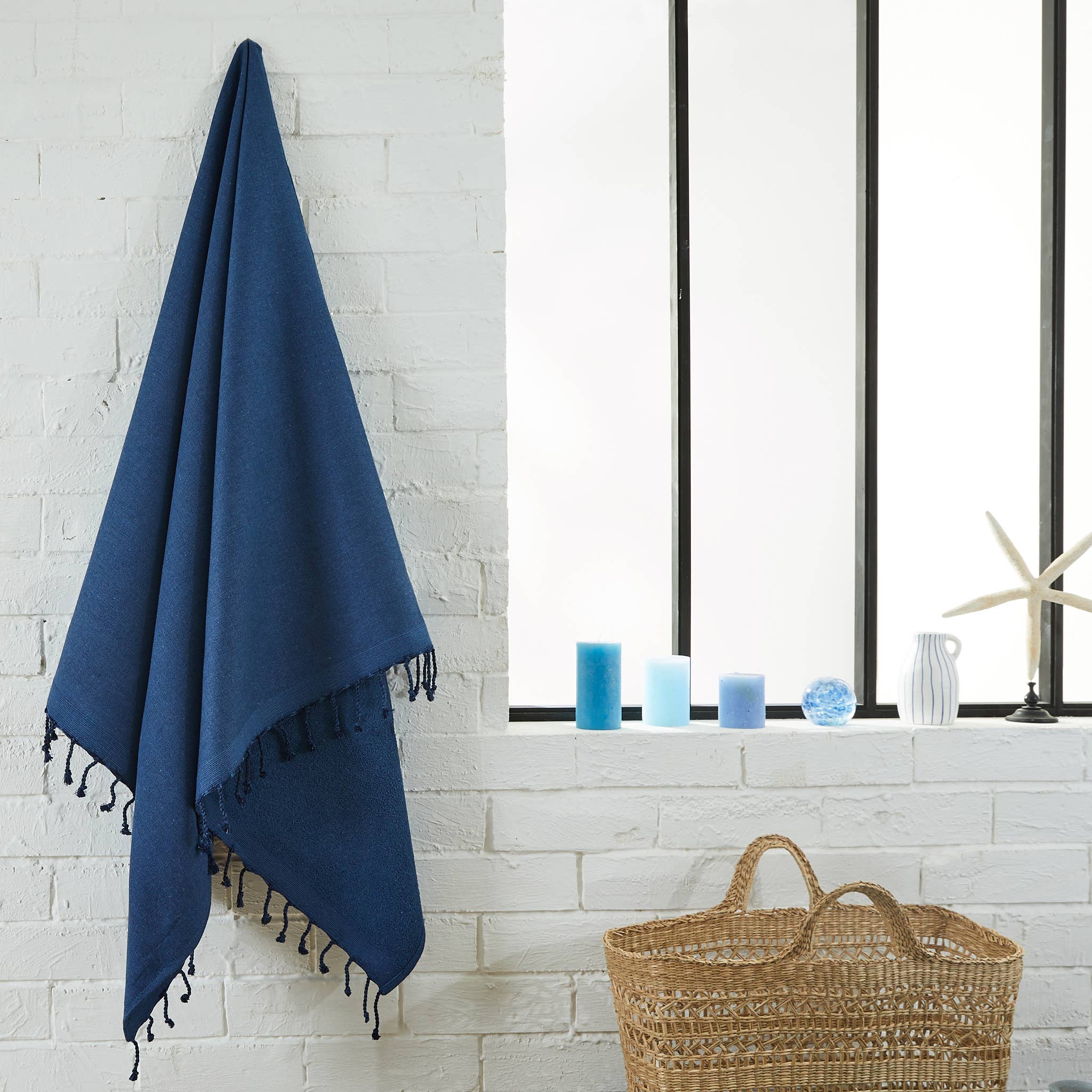 BY FOUTAS - Vente Serviette de plage - Terry Fouta - Beach and Hammam towel10