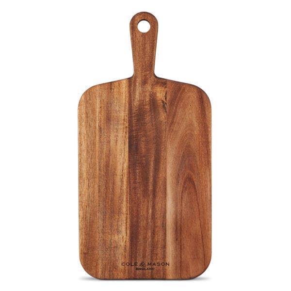 DKHB [Zyliss, Cole & Mason, Swissmar, AdHoc, Ken Hom] - Wholesale Cutting Board - Cole & Mason Barkway Acacia Chopping Board with Handle0