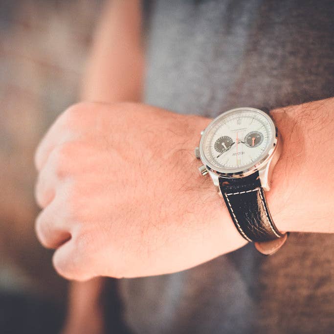 Helgray Watches - Wholesale Wrist Watch - Men's - Silverstone White3