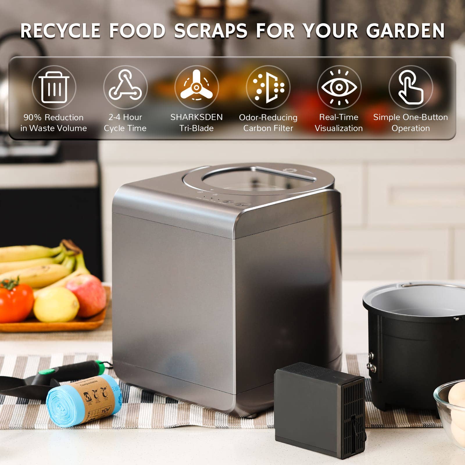 Airthereal - Wholesale Trashcan/Trash Bin - Revive Electric Kitchen Composter22