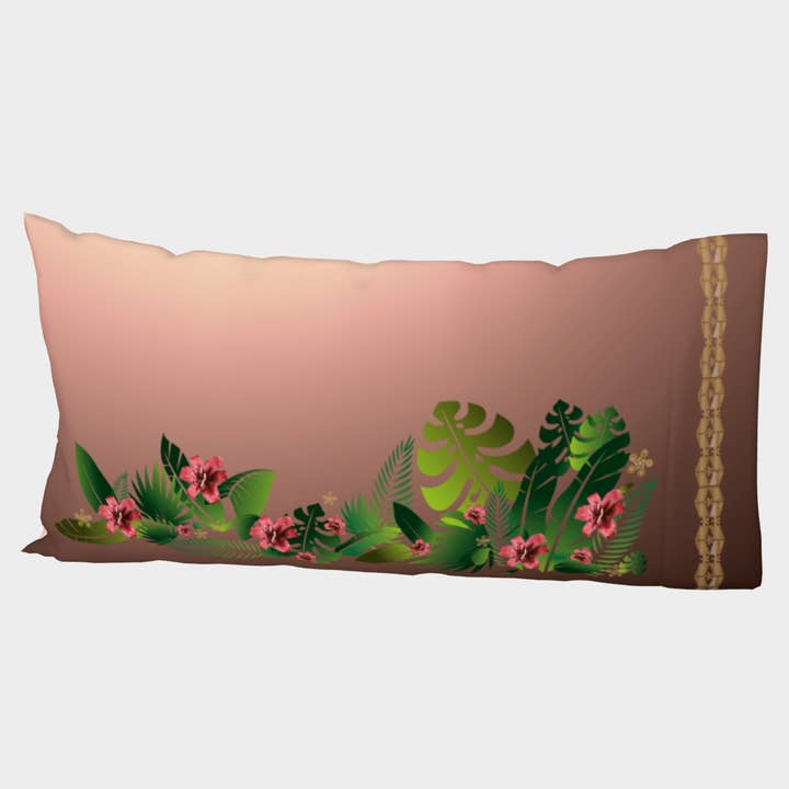 Tropischer Kissenbezug - Vieux rose 🇨🇦 für den Großhandel von The Wheaten Store