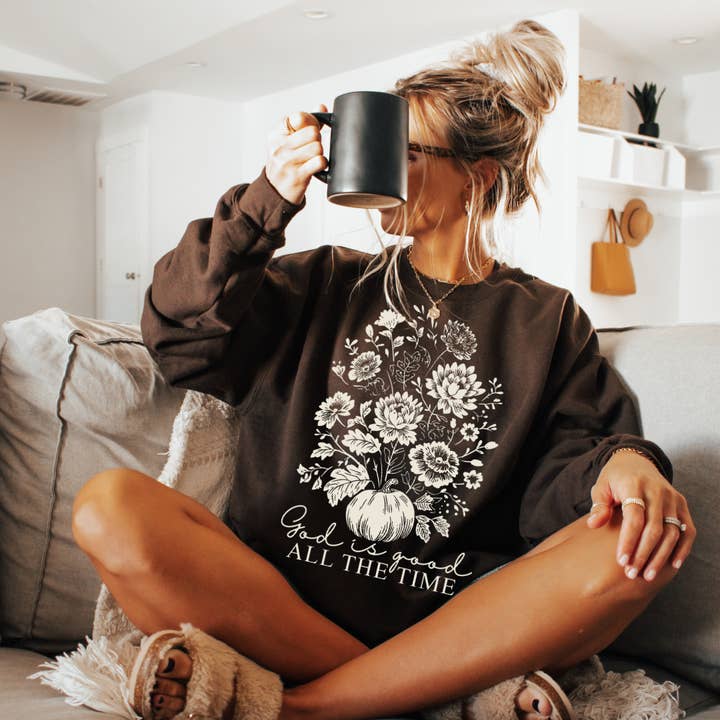 God is Good All the Time Floral for wholesale by Southern Backroad Tees LLC