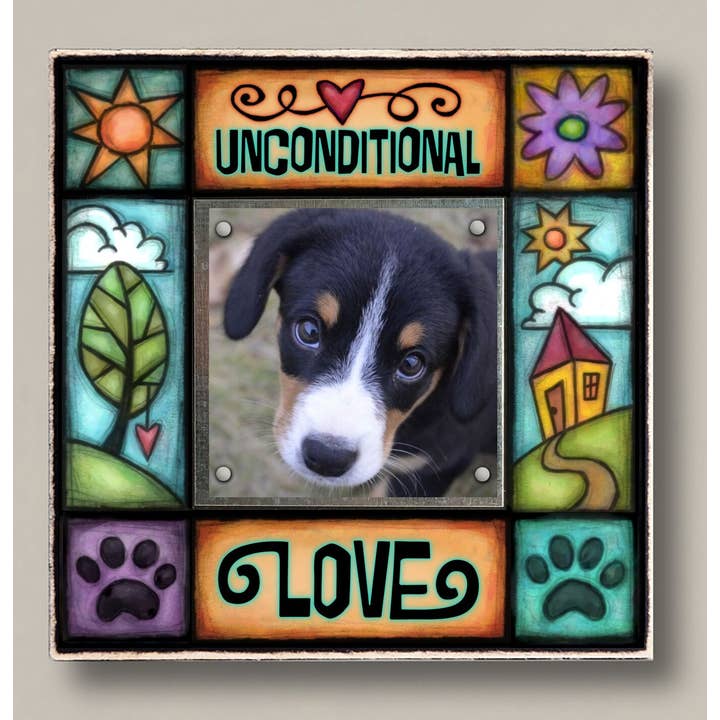 SAF17 - Unconditional Love Picture Frame for wholesale by Macone Clay / Spooner Creek